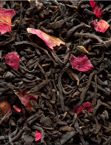 Mélange de thés noirs au délicieux arôme pêche de vigne. Une parfaite harmonie entre les notes subtilement parfumées des thés sélectionnés à celle si fruitée d'un fruit merveilleux.
